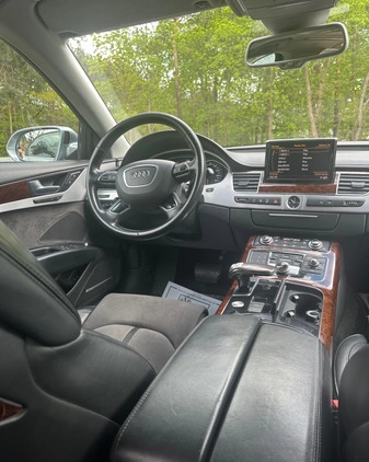 Audi A8 cena 79600 przebieg: 225300, rok produkcji 2012 z Kosów Lacki małe 254